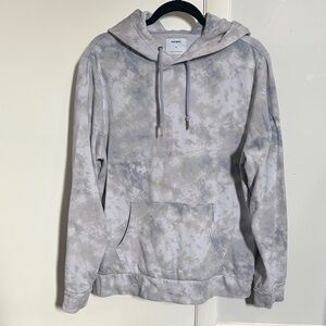 Old Navy Light Gray/Blue Hoodie